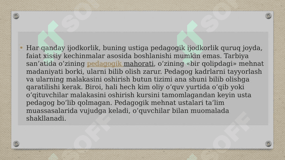 Tarbiyaviy ishlarni tashkil etishda senariy tuzish metodi 7