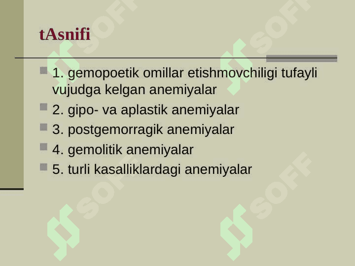 Bolalarda tanqislik anemiyalari 8