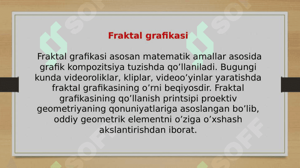 Grafik muharrirlar yordamida tasvirlar yaratish va ularni tahrirlash 8