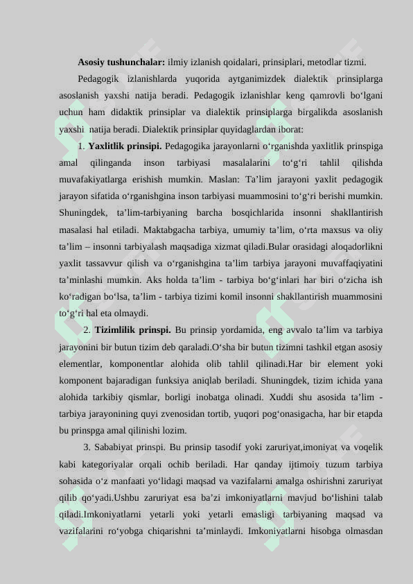 Ilmiy pedagogik tadqiqotlarni tashkil etish 2