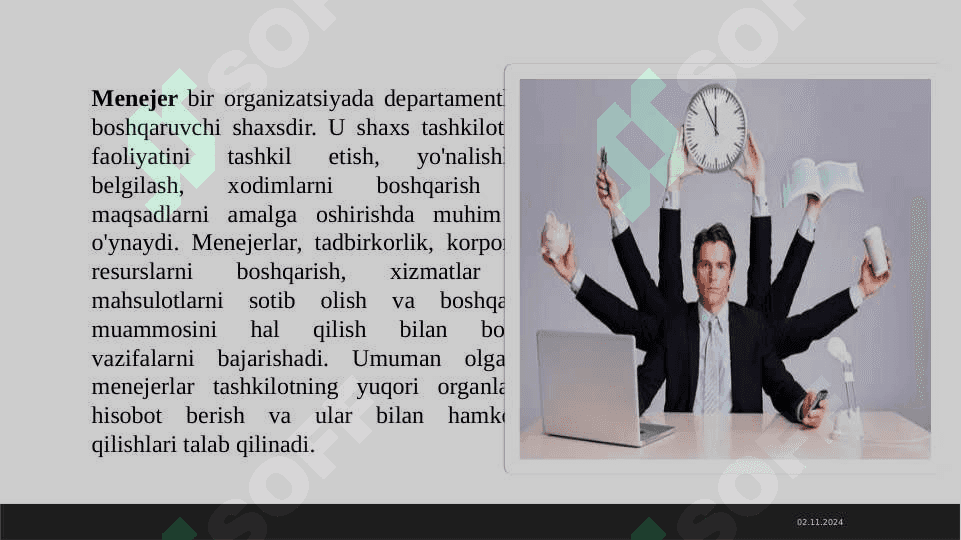 Menejer va Rahbarlik usullari 4