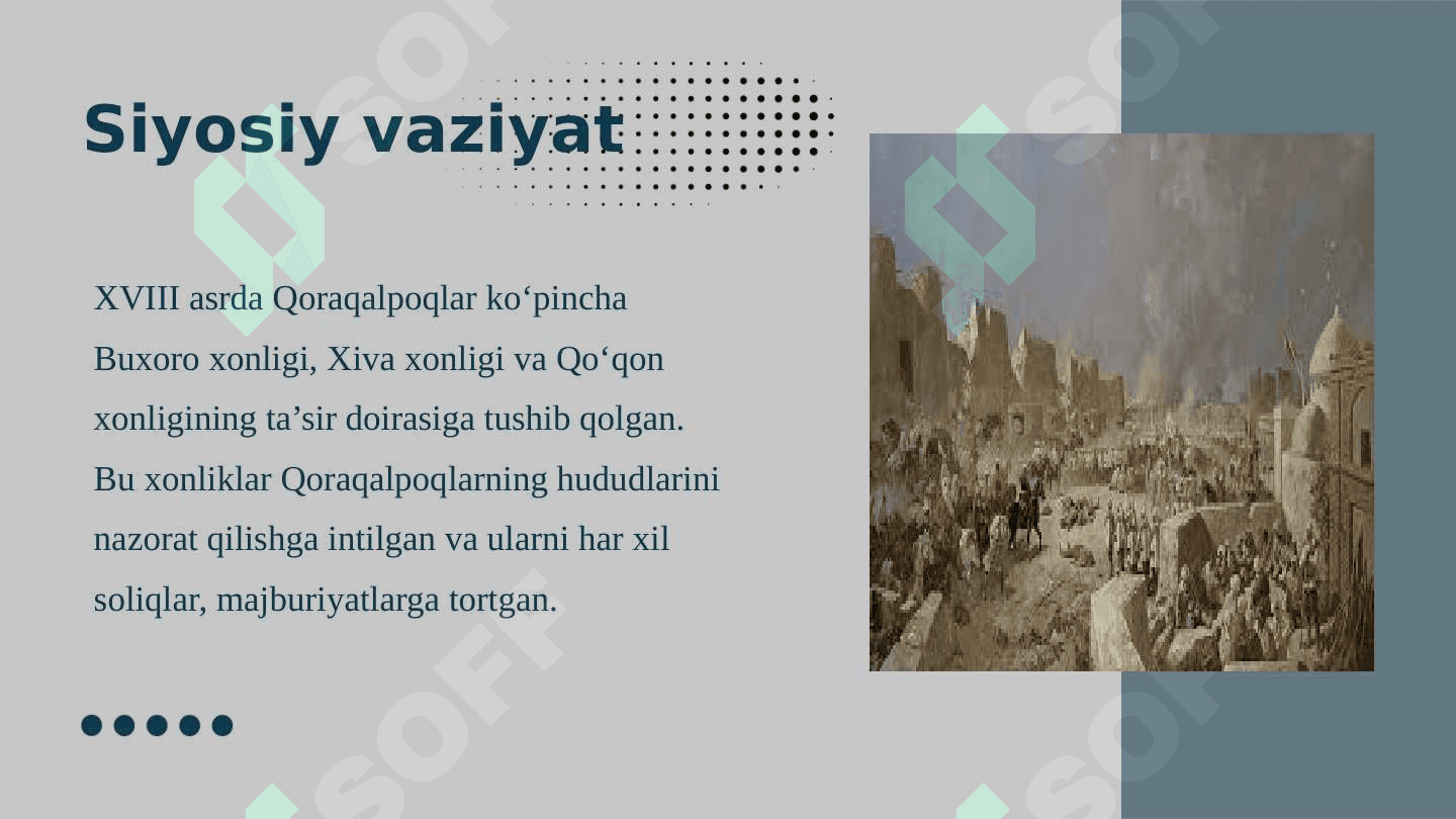 Qoraqalpoqlar XVIII asrda 3