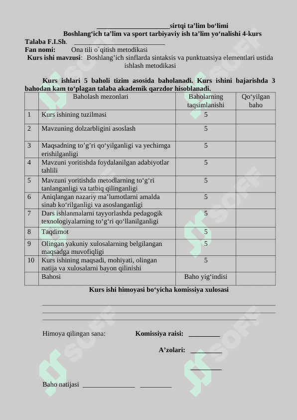 Boshlang’ich sinflarda sintaksis va punktuatsiya elementlari ustida ishlash metodikasi 2