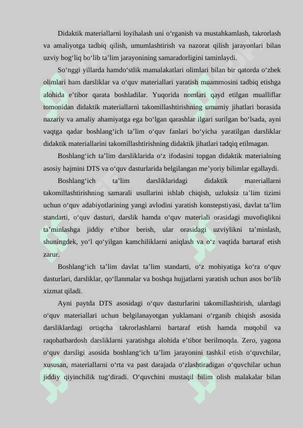 Ona tilidan bilim, ko‘nikma va malakalarni tekshirish 8