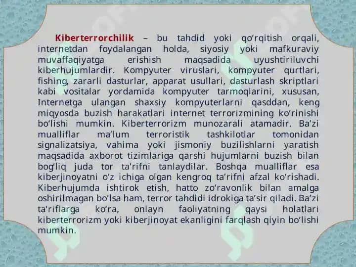 KIBЕR MAKONDA DINIY Е’TIQOD TARG‘IBOTINING IJTIMOIY ХAVFI 3
