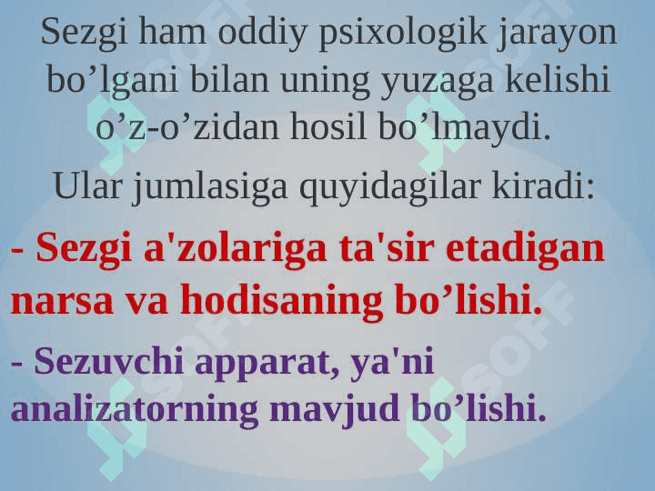 Sezgi haqida umumiy tushuncha 5