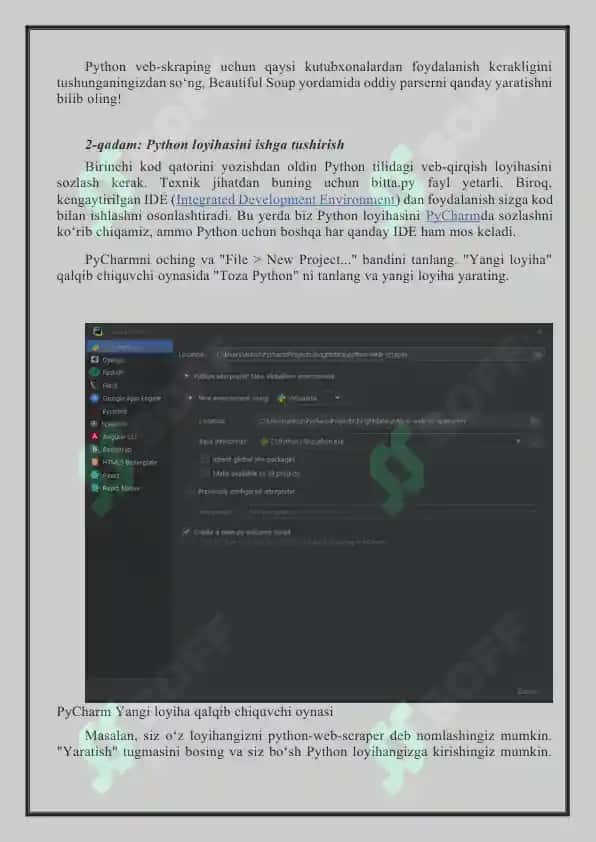 Pythonda ma’lumotlarni yig‘ish (Web Scraping) va API bilan ishlash. 6