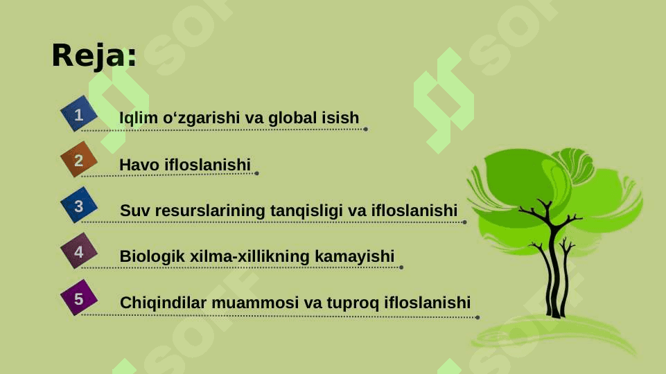 Global ekologik muammolar 2