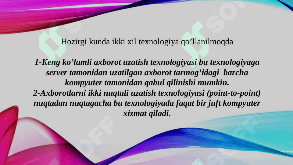 Kompyuter tarmoqlari va uning asosiy tushunchalari va turlari 5