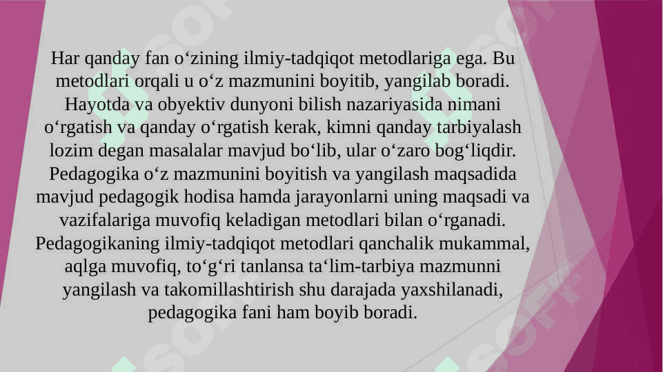 Pedagogika fanining ilmiy-tadqiqot metodlari 3