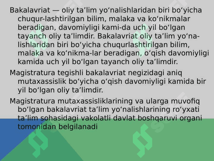 OLIY VA O‘RTA MAXSUS TA’LIMNING RIVOJLANISHI 4