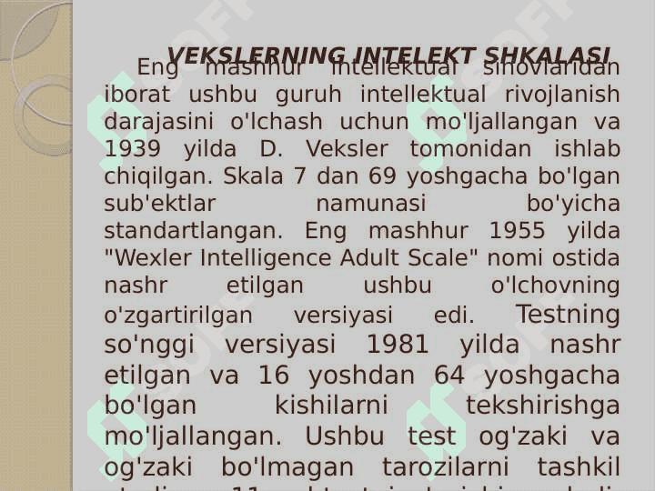 D.Vekslerning intelekt shaklasi 2