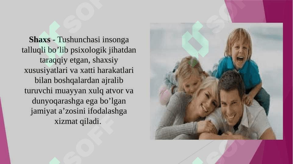 Shaxsning rivojlanishi, tarbiyasi va ijtimoiylashuvi 3