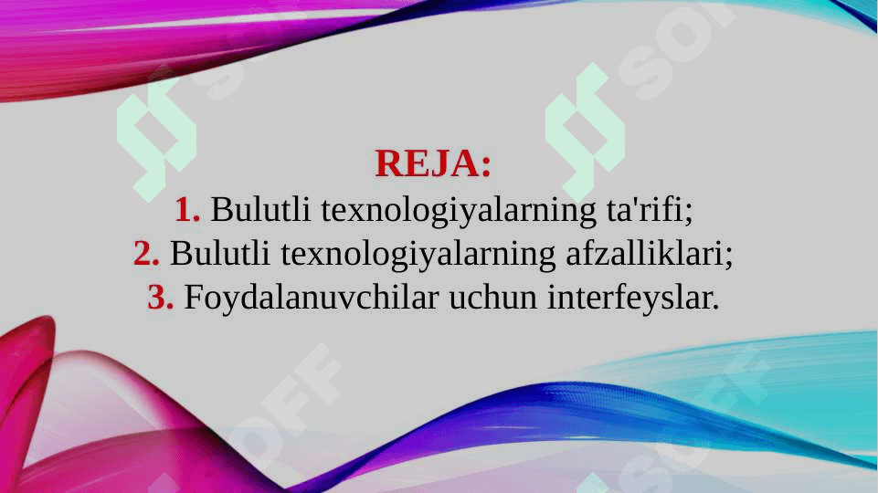 Bulutli texnologiyalarning ommaviy imkoniyatlari 2