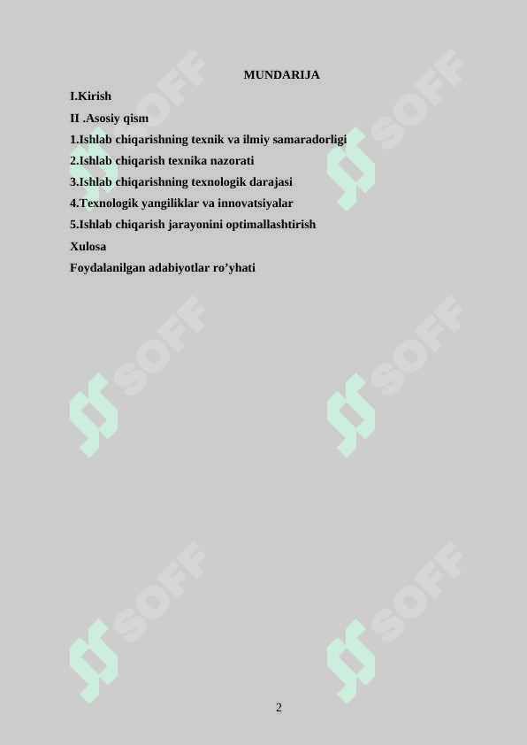 Ishlab chiqarishning texnik va iqtisodiy samaradorligi baholash 2