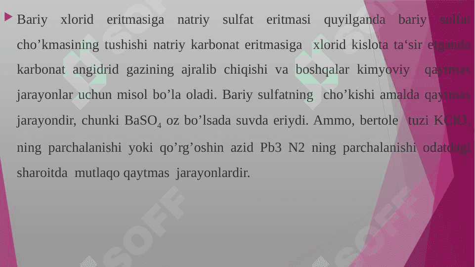 Kimyoviy muvоzаnаtgа оid tаjribаlаr bаjаrish. 7