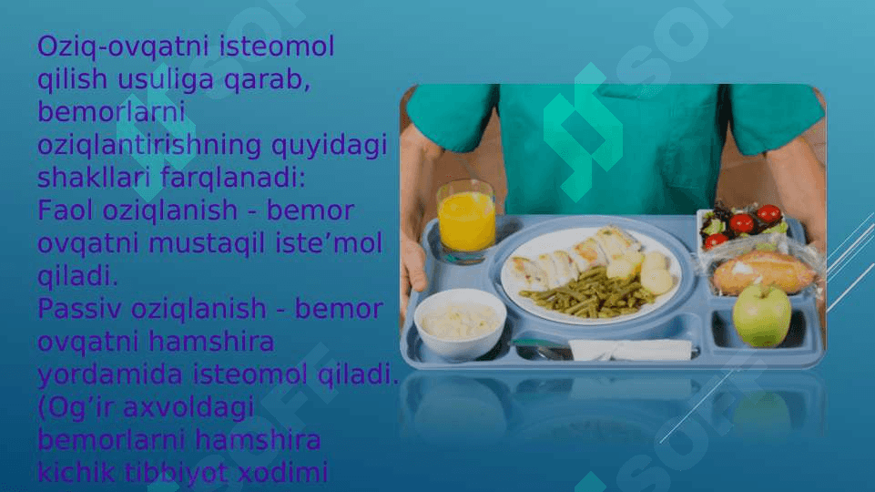 Zond orqali ovqatlantirish 6