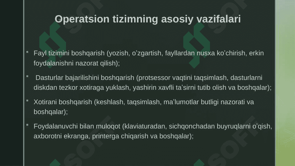 Operatsion tizimlar 4