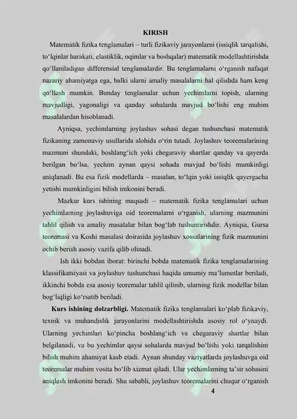 Matematik fizika tenglamalari 3