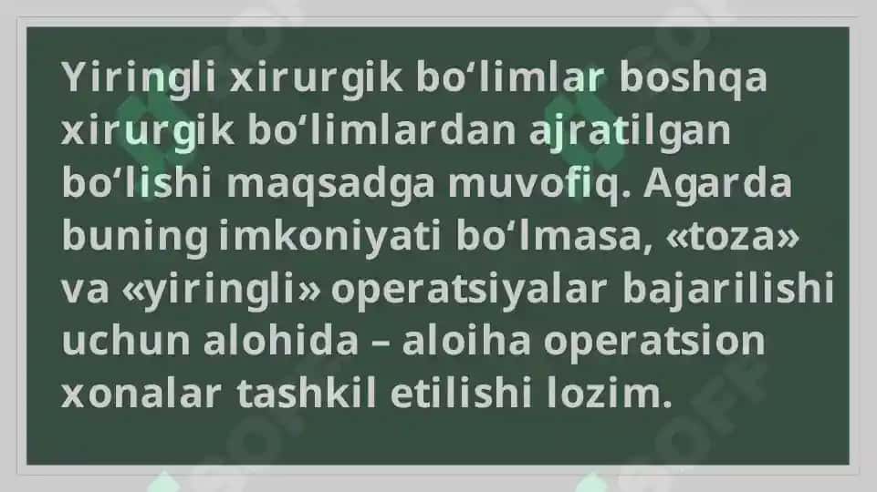Xirurgik statsionarda sanitar-epidemiologik tartib 3