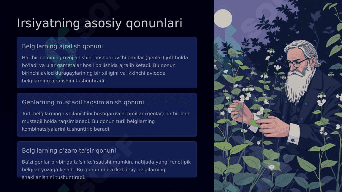 Irsiyat va irsiy kasalliklar 3