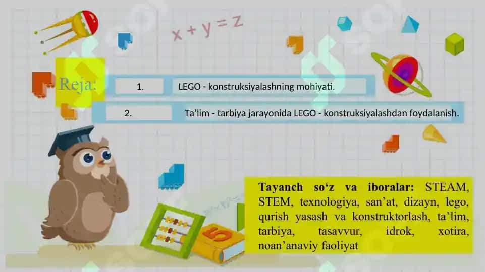 LEGO-qurilish, konstruksiyalash STEAM ta’lim moduli 2
