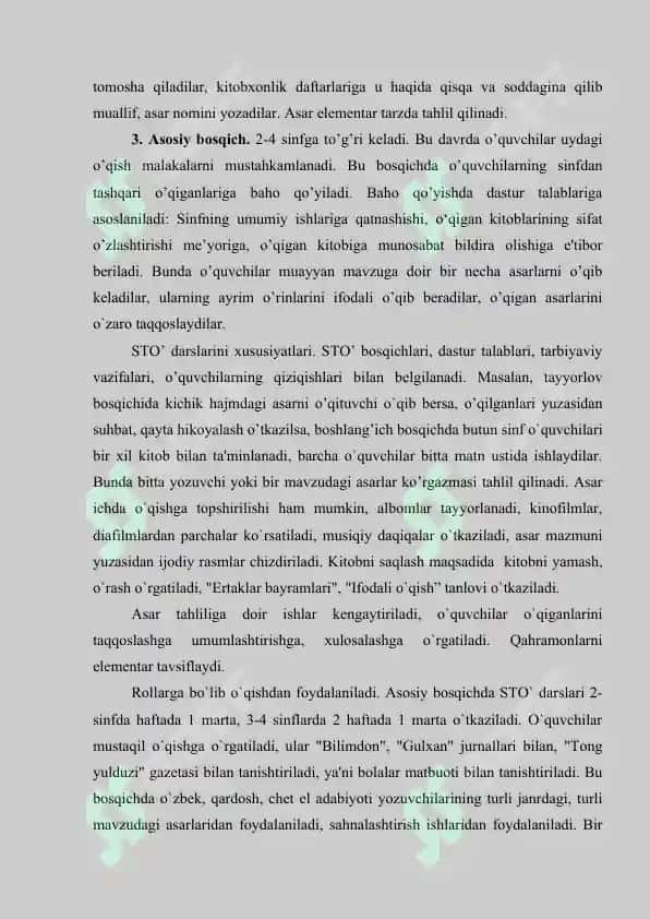 Savod o'rgatish tayyorlov davrida o'yinlardan foydalanish 7