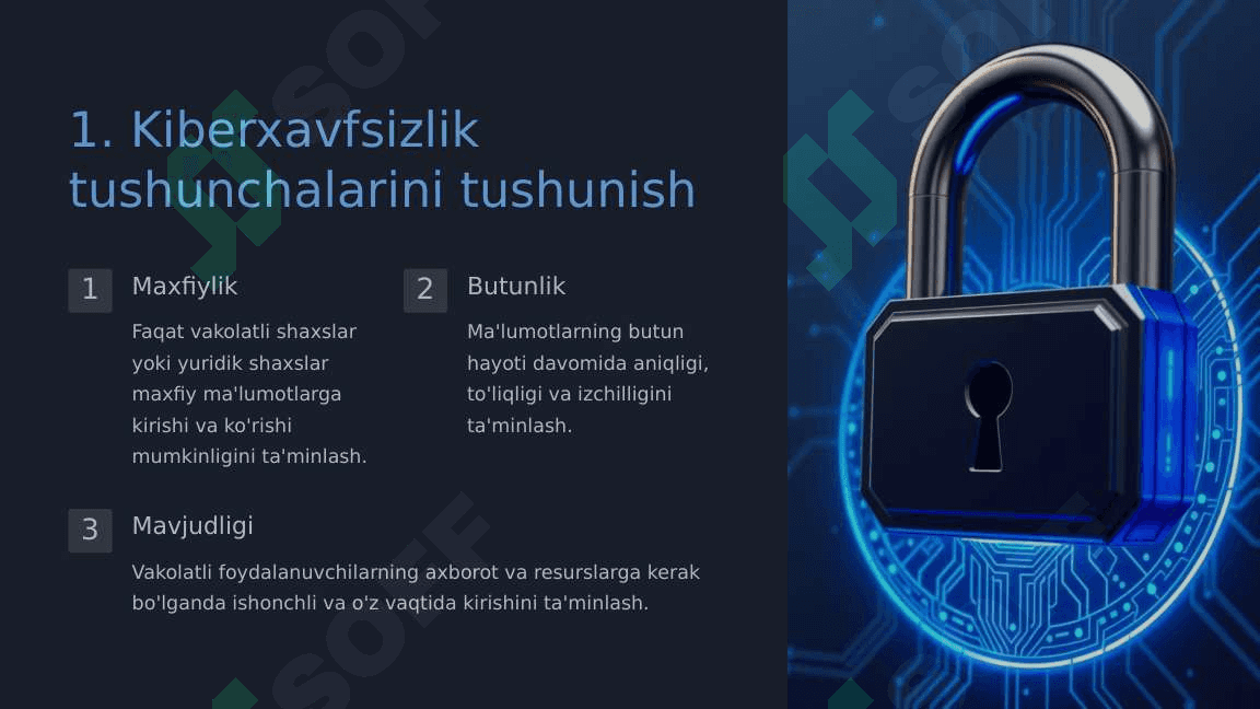 Kiberxavfsizlikni fundamental terminlarini aniqlash va tahlil qilish 3