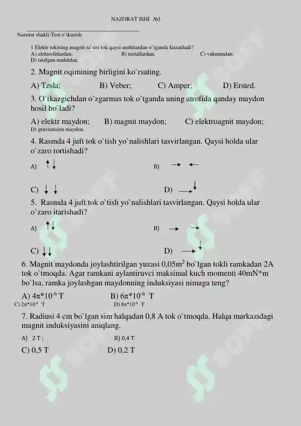 11-sinf Fizika fanidan Nazorat va Laboratoriya Ishi Daftari 2025 2