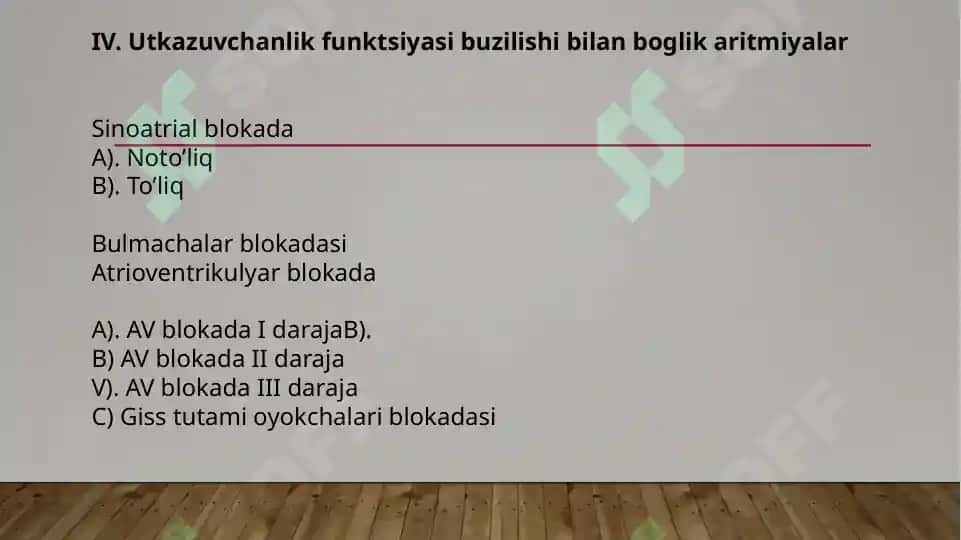 Yurak aritmiyalari 8
