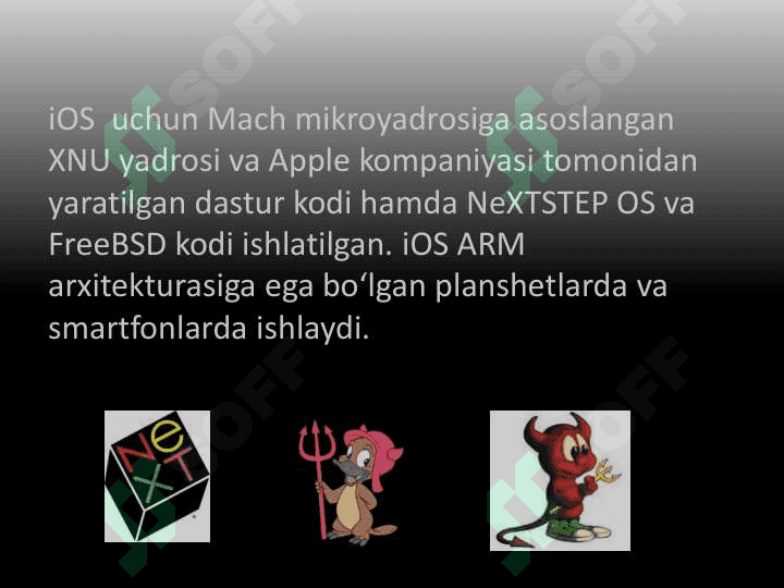 iOS mobil operatsion tizimi 4