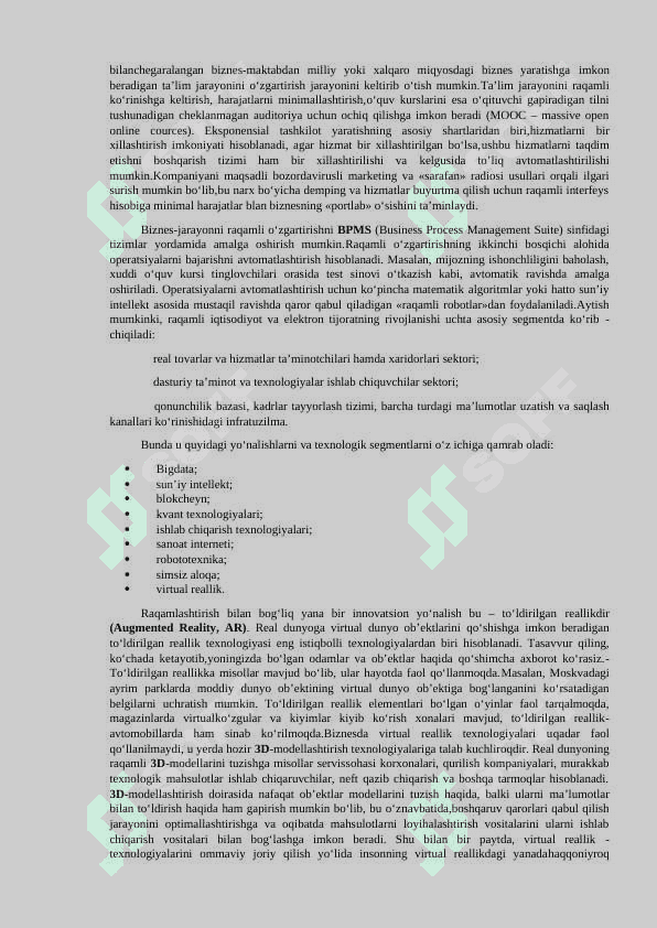 RAQAMLI IQTISODIYOT 4