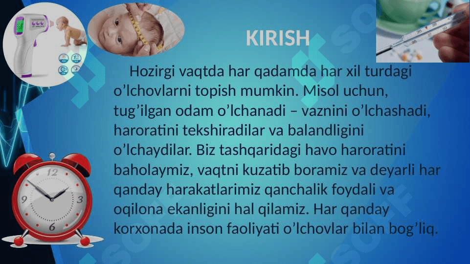 Oʻlchash toʻgʻrisida maʼlumotlar, oʻlchash usullari va oʻlchash turlari 3