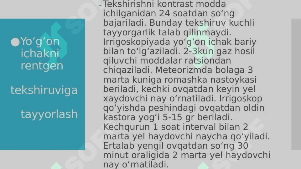 XIRURGIK BEMORLARNI OPERATSIYAGA TAYYORLASH 4