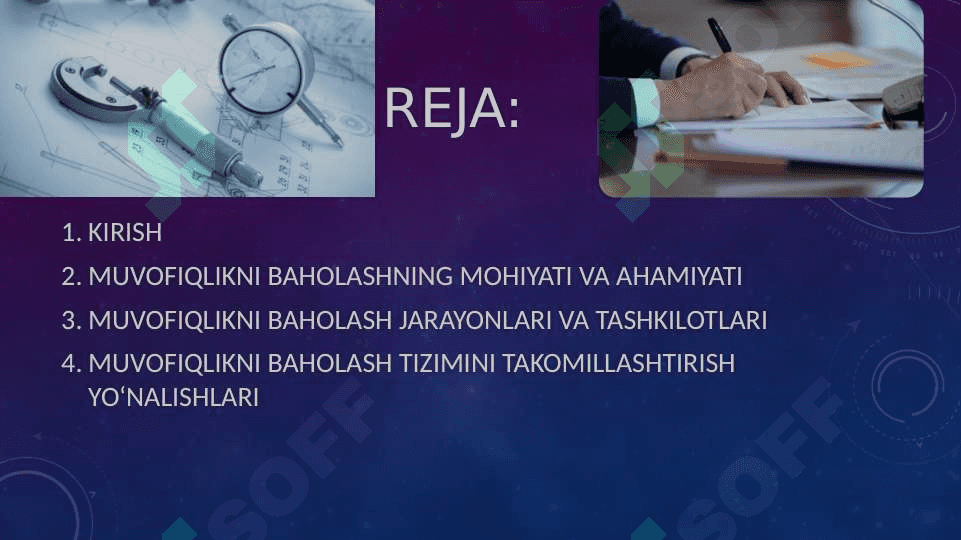 O'zbekiston respublikasida muvofiqlikni baholash faoliyati 2