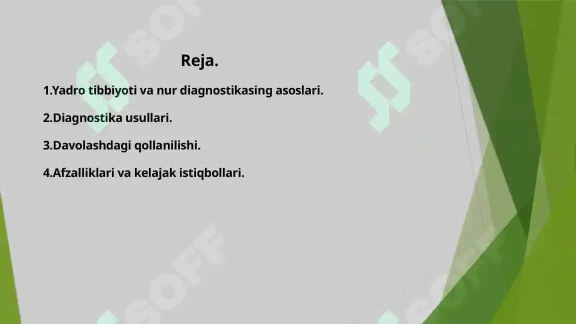 Yadro tibbiyoti va nur diagnostikasi 3 2