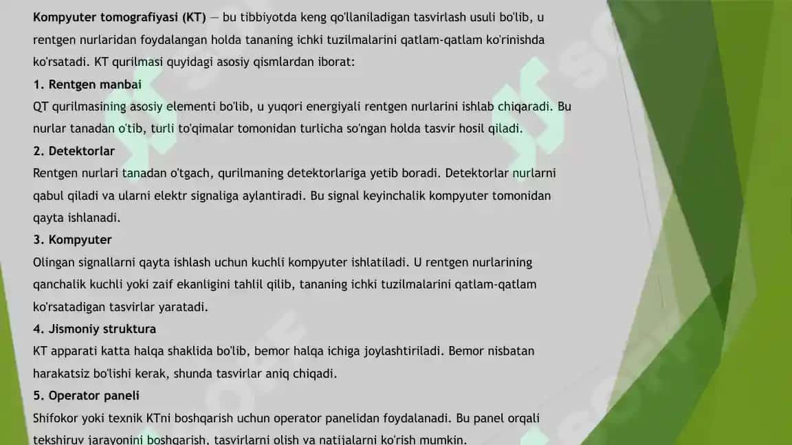 Yadro tibbiyoti va nur diagnostikasi 3 8
