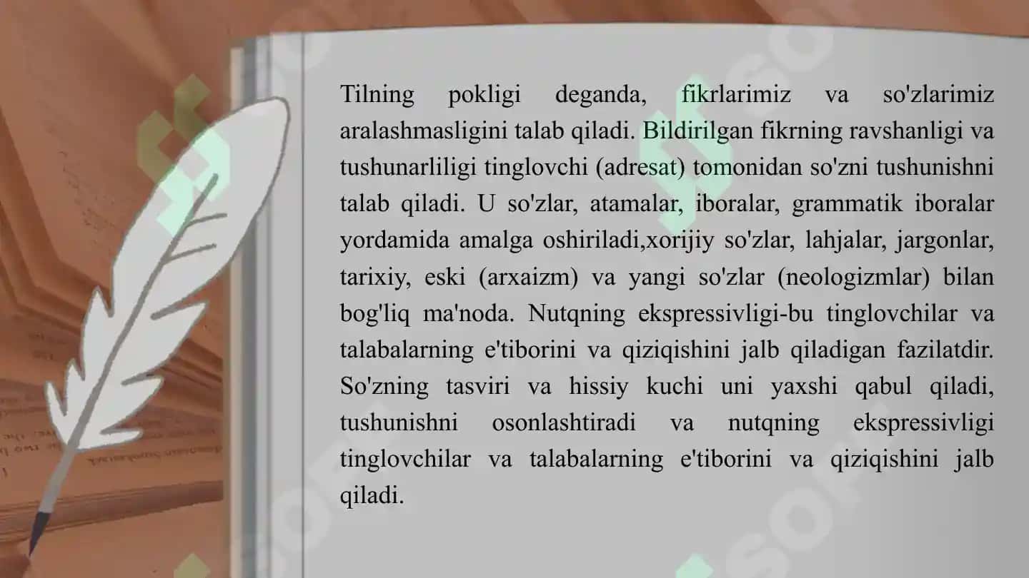Nutqning Sofligini Ta’minlovchi Vositalar 4