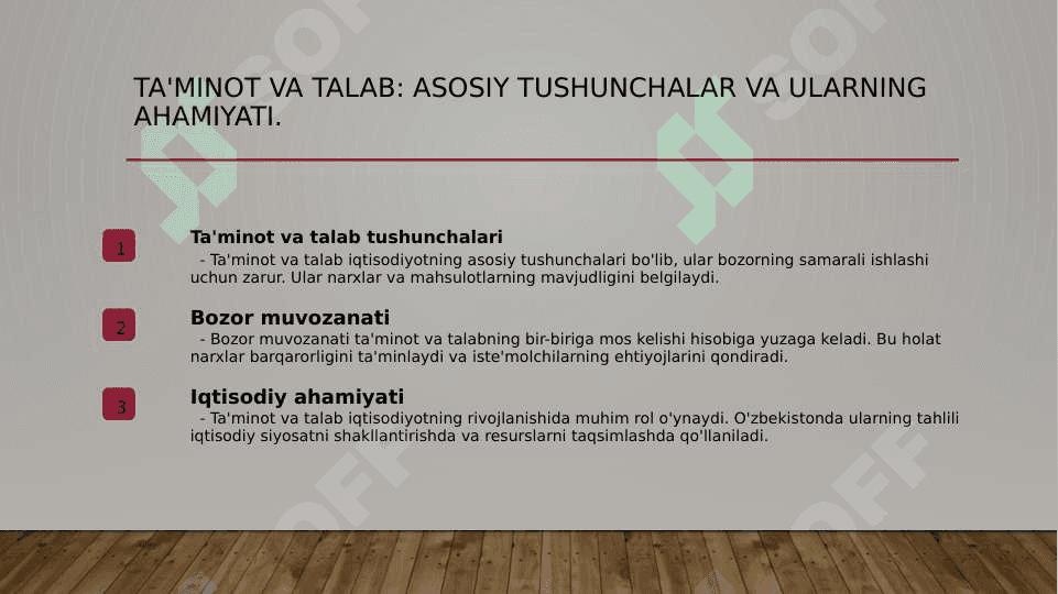 TALAB VA TAKLIF TAHLILI 3