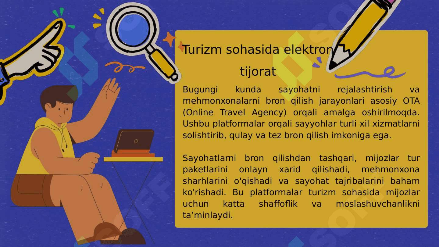 Turizm va transport sohasidagi elektron tijorat 7