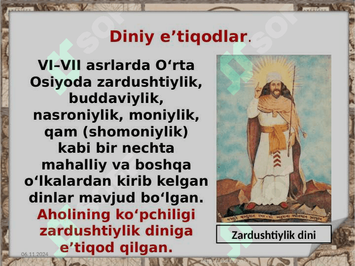 6-7 asrlarda madaniy hayot. 4