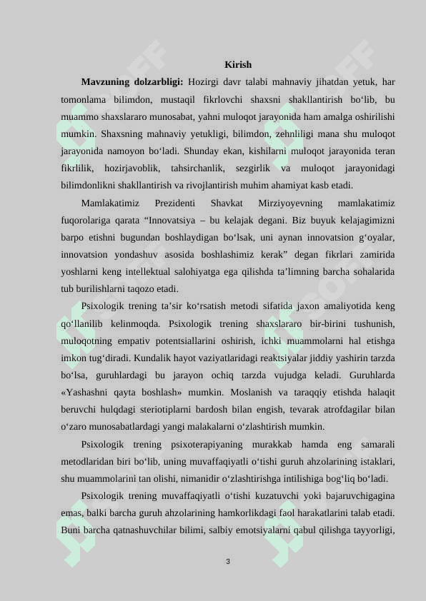 Psixologik treningda konfidensiallik 3