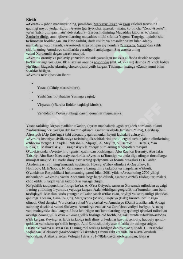 Avesto tarixiy manba sifatida 2