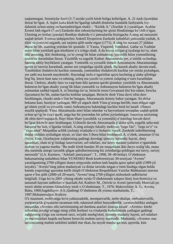 Avesto tarixiy manba sifatida 3
