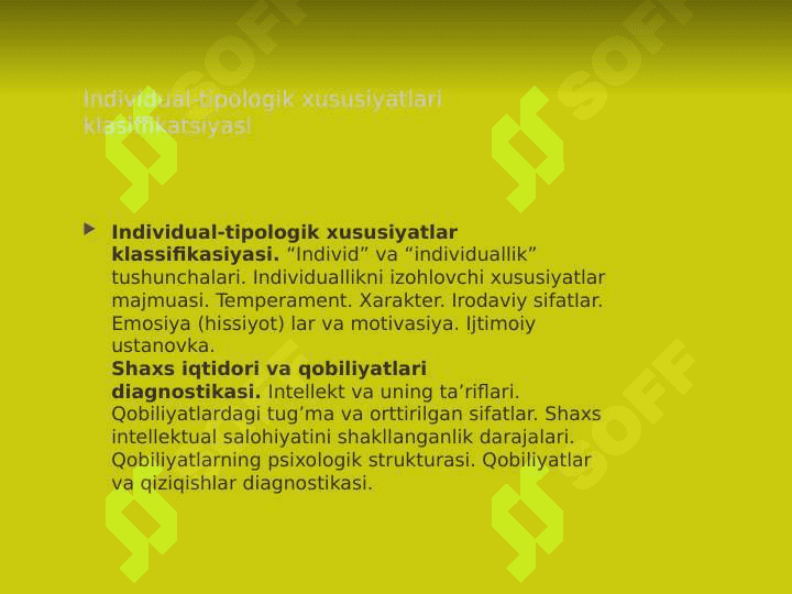 Shaxs rivojlanishining yosh va psixologik xususiyatlari 4