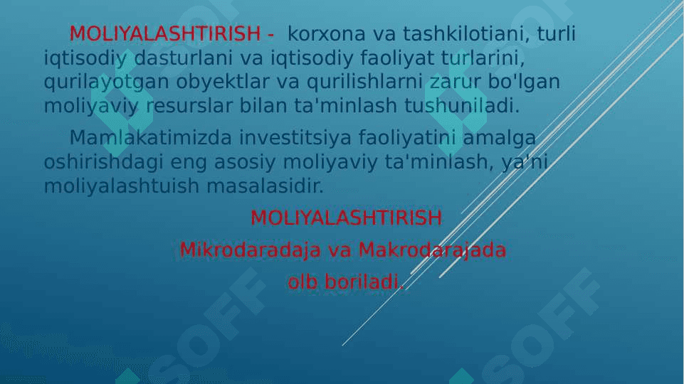 Investitsiyalarni moliyalashtirishni samaradorligini baholash 3