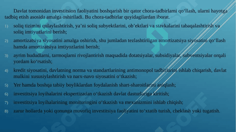 Investitsiya faoliyatini boshqarish 4