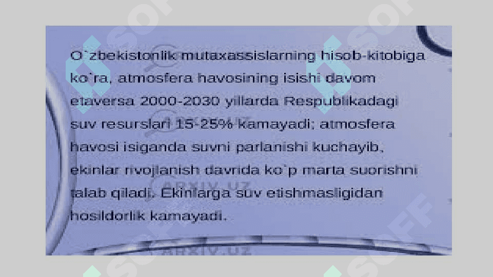 Suv resurslarini muhofaza qilish 4