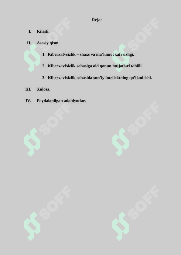 Kiberxavfsizlik sohasiga oid qonun hujjatlari tahlili 2