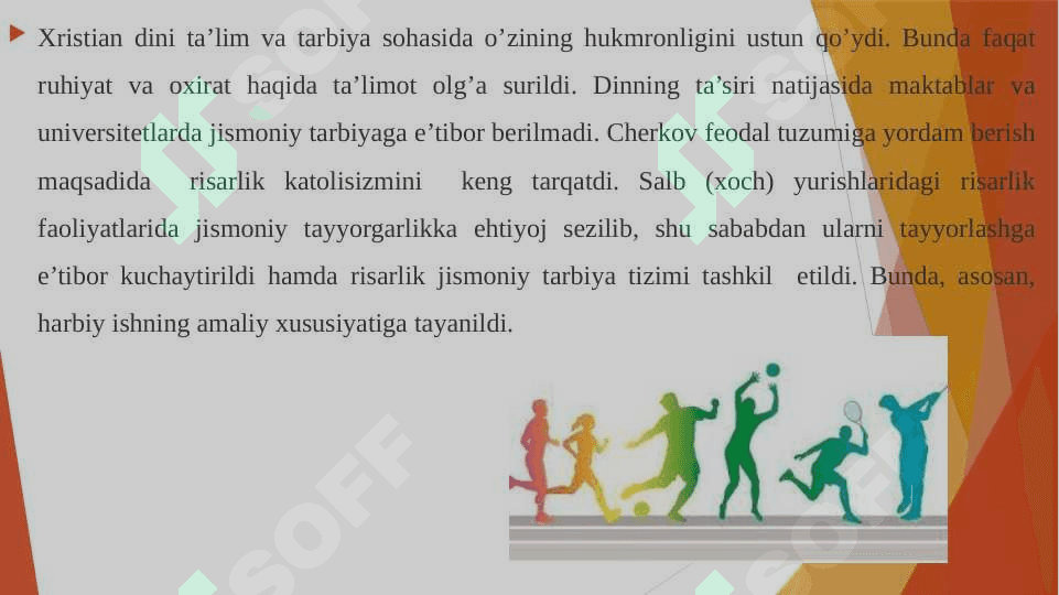 O'rta asrlarda osiyo, Amerika va afrika mamlakatlarida jismoniy tarbiya 5